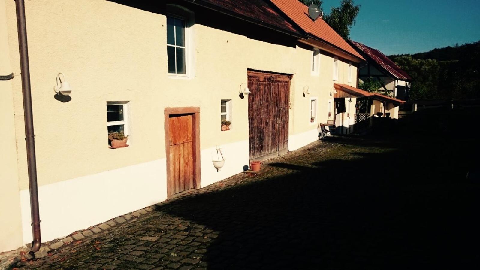 Ferienwohnung Schloessershof Borler Exteriör bild